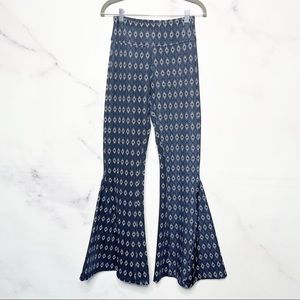 FARM Rio Diamond Print Flared Trouser Pant